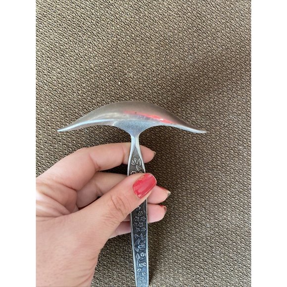 National Stainless Sevita Stainless Flatware Gravy Ladle Serving Spoon Flowers - Picture 12 of 12